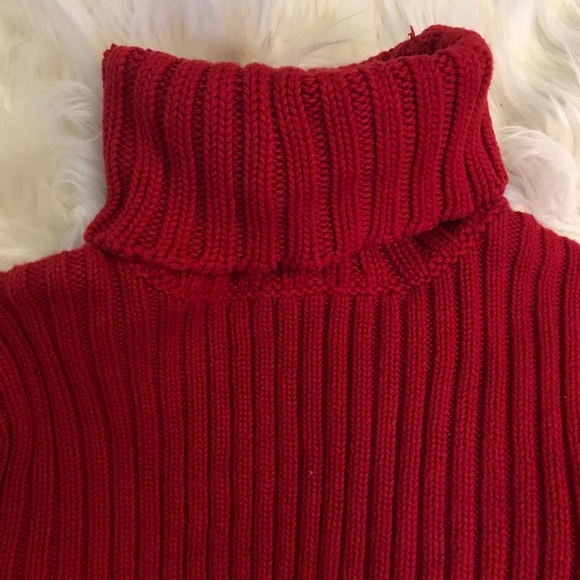 Old Navy Women’s turtleneck red sweater size small - Picture 4 of 6